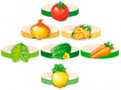 Комплект масок-ободков «Овощи» - Фото 2