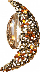 Брошь «Лунный янтарь» - Фото 1