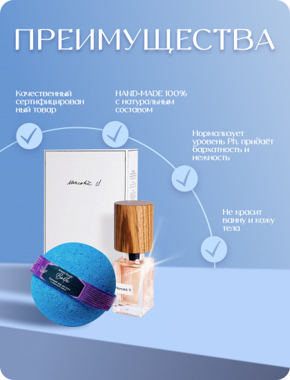 Шар бурлящий для ванн «Belle»