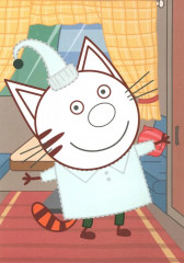 Три кота. Дом на колёсах. Аппликация-раскраска - Фото 1