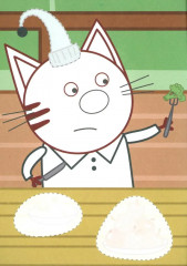 Три кота. Лесные котики. Аппликация-раскраска - Фото 4