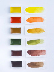 Набор красок акварельных «Осенний» - Фото 2