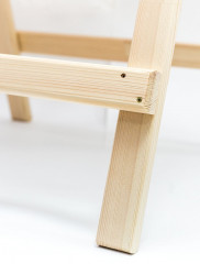 Мольберт для рисования детский напольный с дополнительной полкой и стаканами «Хлопушка» - Фото 7