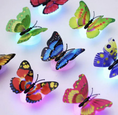 Набор наклеек интерьерных светящихся «Бабочки» - Фото 1