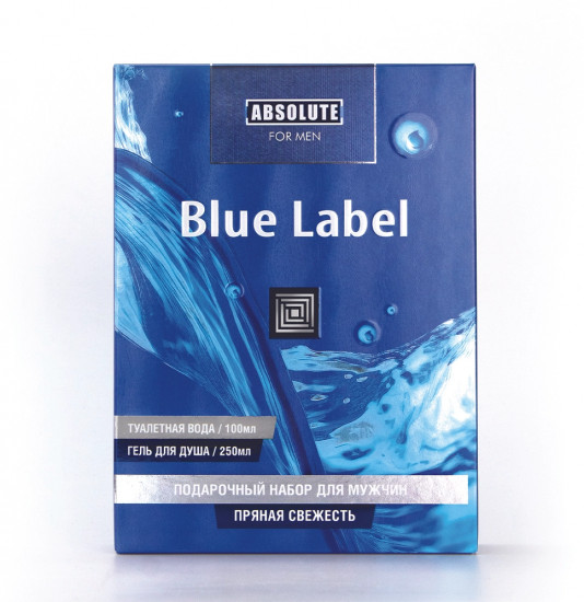 Набор подарочный парфюмированный для мужчин «Blue Label. Пряная свежесть»