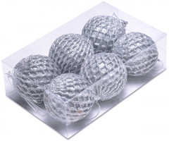 Набор новогодних украшений «Гламурные шары» - Фото 2