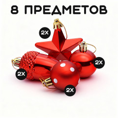 Набор новогодних украшений «Ёлочные сказки» - Фото 1