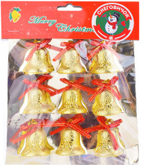 Набор новогодних украшений «Колокольчики» - Фото 2