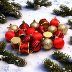 Набор новогодних украшений «Новогодние огоньки» - Фото 2