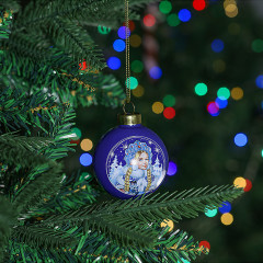 Шар елочный «Зимняя красавица» - Фото 2