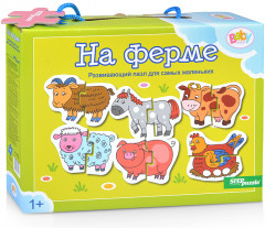 Пазл-мозаика напольный «На ферме» - Фото 3