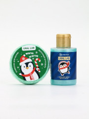 Набор косметики в тубусе «Пингвинята» - Фото 1