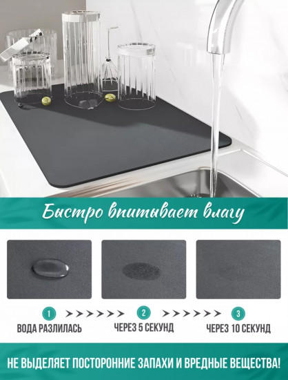 Коврик для сушки посуды