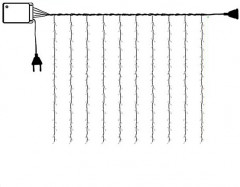Электрогирлянда-занавес - Фото 4