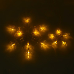 Электрогирлянда-занавес «Снежинки» - Фото 1