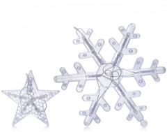 Электрогирлянда-занавес «Снежинки» - Фото 3