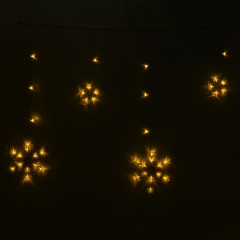 Электрогирлянда-занавес «Снежинки» - Фото 5