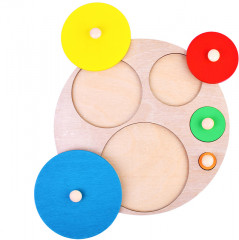 Пазл-вкладыш «Больше-меньше» - Фото 1