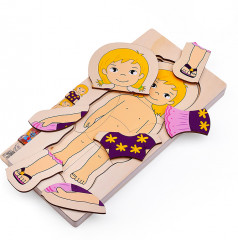 Пазл-вкладыш «Девочка» - Фото 7