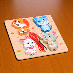 Пазл-вкладыш «Малыши» - Фото 2