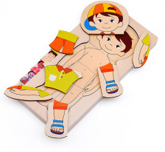 Пазл-вкладыш «Мальчик» - Фото 6