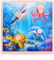 Пазл-вкладыш «Подводный мир» - Фото 1