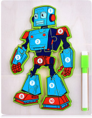 Пазл-вкладыш «Робот» - Фото 3