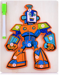 Пазл-вкладыш «Робот» - Фото 5