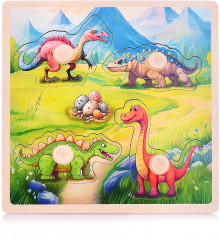 Пазл-вкладыш «Эра динозавров» - Фото 1