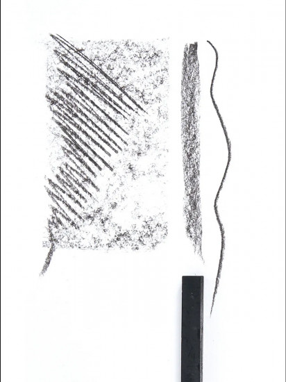 Набор прессованного угля для рисования