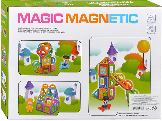 Конструктор магнитный «Геометрия»