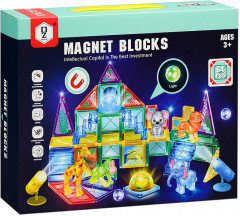 Конструктор магнитный «Животные африки» - Фото 1