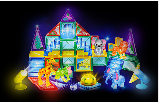 Конструктор магнитный «Животные африки»