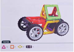 Конструктор магнитный «Цветные магниты» - Фото 5