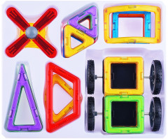 Конструктор магнитный «Цветные магниты» - Фото 2