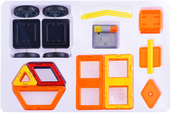 Конструктор магнитный «Цветные магниты»