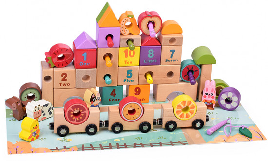 Конструктор из кубиков «Creative farm»