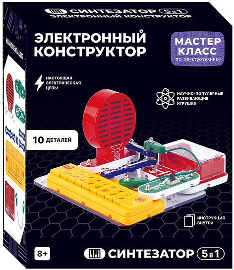 Конструктор электронный «Синтезатор 5в1»