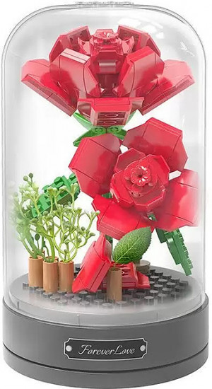 Конструктор «Алая роза в колбе»