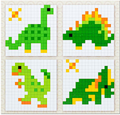 Конструктор «Мозаика №3 Динозавры» - Фото 2