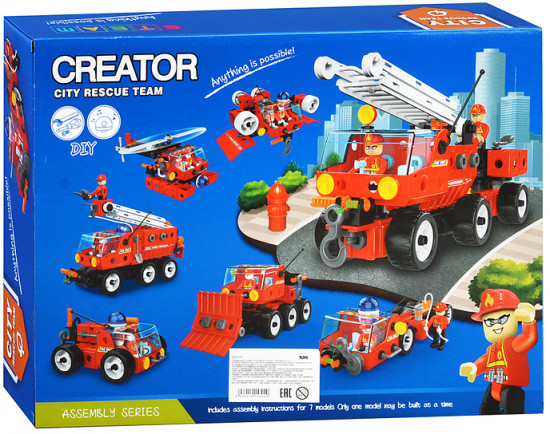 Конструктор «Пожарный транспорт »