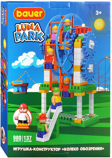 Конструктор «Luna Park Аттракцион. Колесо обозрения»