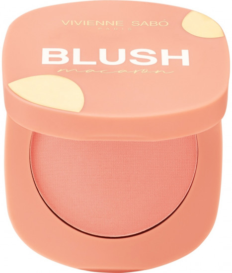 Румяна для лица «Macaron», оттенок 01 Персиковый