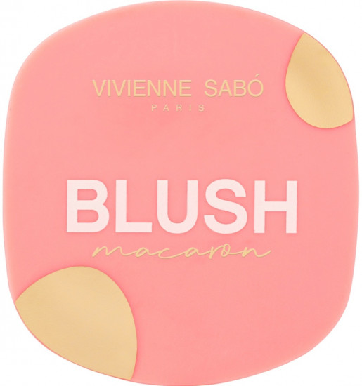 Румяна для лица «Macaron», оттенок 02 Холодный розовый