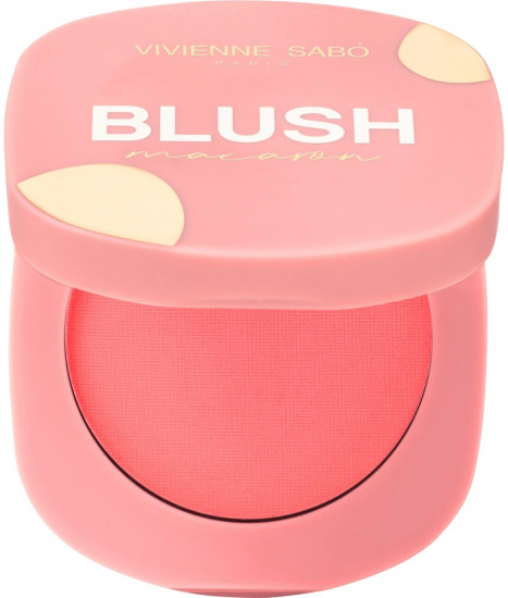 Румяна для лица «Macaron», оттенок 02 Холодный розовый