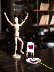 Мини-мольберт с холстом - Фото 11