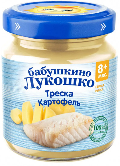 Набор пюре детского «Картофель с треской»