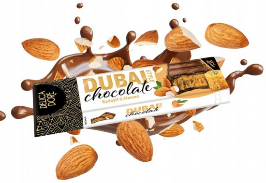 Шоколад с миндалем и катаифом «Kadayif & Almond»