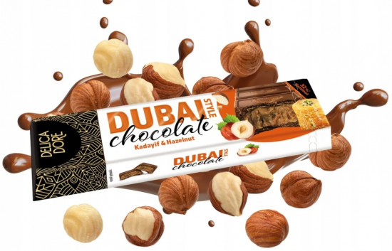 Шоколад с фундуком и катаифом «Kadayif & Hazelnut»