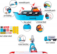 Игровой набор «Creatix Logistic Freight Ship Maersk» - Фото 1